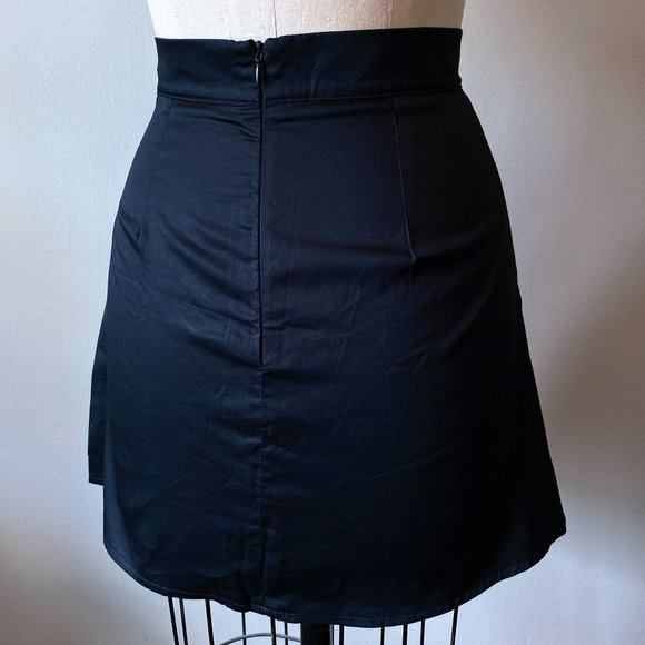 Schoolgirl Plaid Panel Mini Skirt - Picture 4 of 12